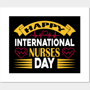 Happy International Nurses Day Posters and Art